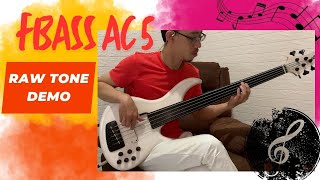 F BASS AC5 Transparent White - RAW TONE