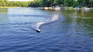 Playing with the Revolt 30 RC Speed Boat