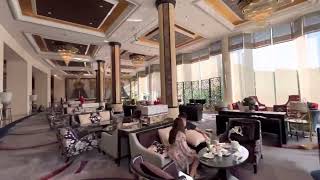 #Bangkok #Riverside Shangri-La Bangkok | Lobby Lounge | panoramic river view.