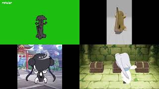 Toothless Dancing Meme Comparison part 1. (Original vs Toothless vs Blue Archive vs Frieren)