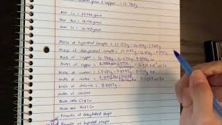 Empirical Formula Lab Calculation Example