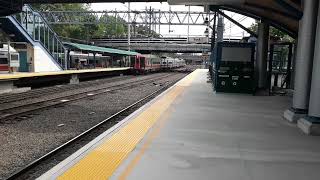 Shoreline East train to New London Arriving into New Haven State St