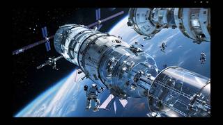 Estações espaciais do futuro | AI-generated | Space stations of the future