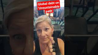 Global debt on unsustainable path, Biden humiliated on the world stage. #economy #realestate #debt