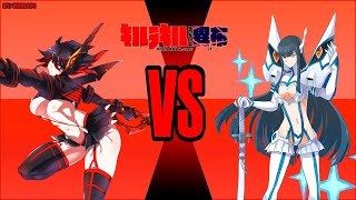 Ryuko Matoi (Scissor Blade) vs Satsuki Kiryuin (Bakuzan) | P1 vs CPU #9 | KILL la KILL the GAME: IF