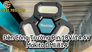 Đèn Công Trường Pin 18V/14.4V Makita DML814| 18V/14.4V Cordless Worklight| Công Cụ Máy Móc