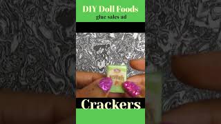 DIY Doll Food Crackers #dolls #dollcrafts #DIY