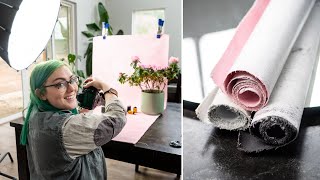 DIY Product Photography Backdrop: Create a Portable Canvas Surface