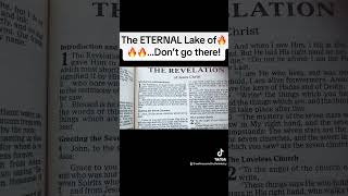 The ETERNAL Lake of🔥🔥🔥…Don’t go there!