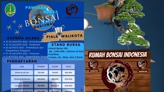 Rapat persiapan Pameran Nasional tgl 22 s/d 31 Agustus 2022 Cabang Pasuruan Raya dan Demo Bonsai