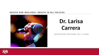 Health and Wellness: Health in All Policies