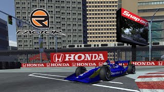 Indycar 1992 in rFactor - TV CAM | Miami Bayfront Park with X360 Controller