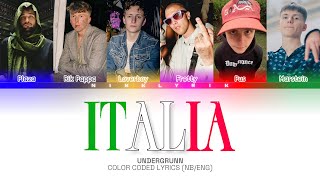 UNDERGRUNN 'Italia' [Color Coded Lyrics NB/Eng][Fargekodede Tekster NB/Eng] (Updated)