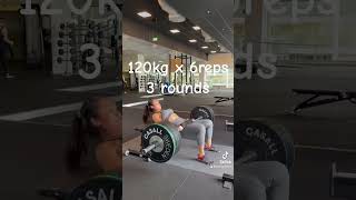 New PB Hiptrust 120kgx6rep 🥰 #hiptrust #newpb #gymmotivation