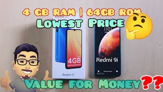 Redmi 9i  Unboxing and Review | 4GB ram 64GB rom Mobile under 9000 in September 2021 .