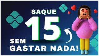 🔥Saque R$ 15,00 sem gastar Nada!! veja como sacar 15 reais agora!!