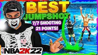 *NEW* BEST JUMPSHOT AFTER PATCH ON NBA 2K22 HIGHEST GREEN WINDOW 100% GREENLIGHT NEVER MISS AGAIN!!!