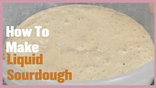 Preparing Your Liquid Sourdough Before Making Your Bread #shorts