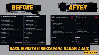 REVIEW HASIL INVESTASI 100 RIBU DI REKSADANA SAHAM AJAIB