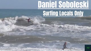 Daniel Soboleski Surfing The Locals Only Surf Contest (2018)