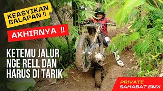 EVAKUASI TARIK MENARIK !! Awalnya Balapan Akhirnya Masuk Jalur Nge Rell !! (Private BMX #2)