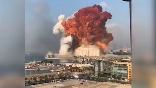 شاهد لحظة إنفجار مرفأ بيروت # Watch the moment of the Beirut port explosion