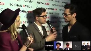 David Gandy - Topman Show Hangout (06/01/2014)