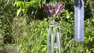 British Butterfly Wind Chime:  Purple Emperor