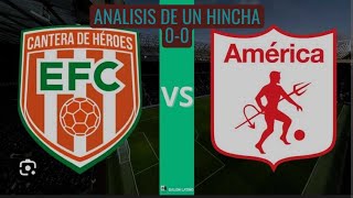 Envigado 0-0 América ...Merecía La victoria América ??