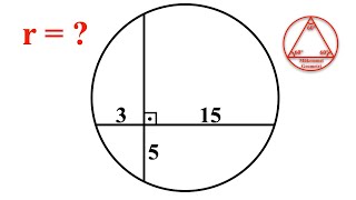 Güzel bir Geometri Sorusu, Çemberin Yarıçapını Bulalım