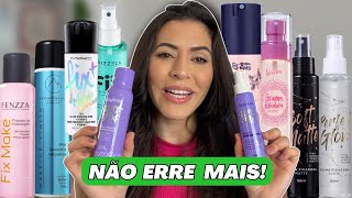 BRUMA FIXADORA x FIXADOR DE MAQUIAGEM: Qual o melhor? Como usar? Diferenças? Benefícios e + DICAS