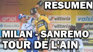 RESUMEN MILAN-SAN REMO - TOUR DE L'AIN 2020-Bike and roll