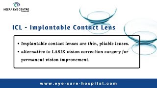 Implantable Contact Lens Surgery in New Delhi | ICL Vision Correction Delhi | ICL Surgery in India