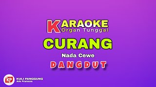 CURANG - Rita Sugiarto || KARAOKE DANGDUT MANUAL ( Nada wanita )