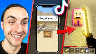 Ich TESTE Minecraft TIKTOK HACKS