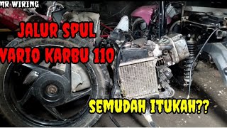 fungsi kabel spul pada vario karbu dan cara cek nya