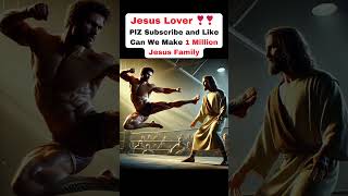 Jesus Vs. Blood Lion Match #avengers #godzilla #jesus #argentina #shorts #neymar