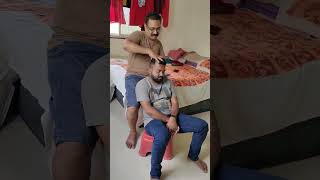 Hair Massage💆‍♀️ funny video😜