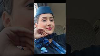 my first flight #minivlog #cabincrew #airhostess