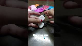 cute panda making with clay#clayartforkidseasy #youtubeshorts #trendingshorts #satisfying #shorts