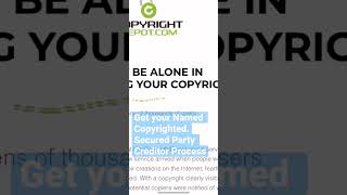 Get your name Copyrighted in Secured Party Creditor Process #ucc-1 #copyright #shorts