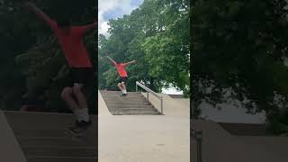 First Ollie down a 8 stair