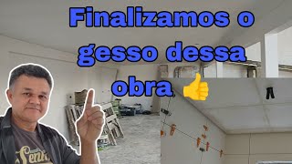 Finalizamos o gesso dessa obra 👍👍