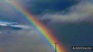 Double rainbow NE to SW sky  9.11 am, 06/09/2021 Alberta Canada 🌈😇🌈