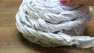 DIY WHITE PAPER BASKET | EMMA DIY