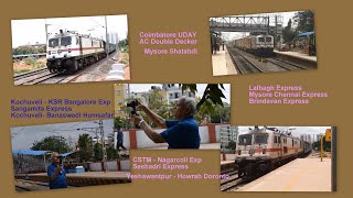 12 Trains Electric & Diesel Busiest Corridor Hoodi - KSR Bengaluru Jolarpettai