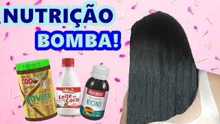 MELHOR NUTRIÇÃO CAPILAR CASEIRA PARA CABELOS RESSECADOS!