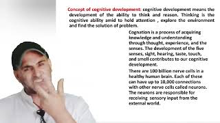 Concept of cognitive development: CTET, NET JRF, CET, UG, PG...