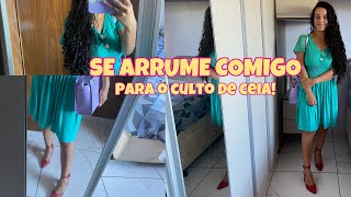 SE ARRUME COMIGO PRO CULTO DE: ceia! 😍 | Gabi de Paula