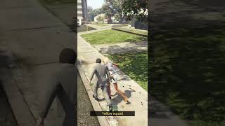 Hilarious Street Brawl Gone Wrong in GTA? #gta5 #shortsfeed #shorts